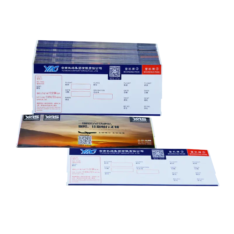 Big Discount Thermal Paper Roll 80mmx80mm -
 High quality airline thermal paper boarding pass flight tickets – Sailing