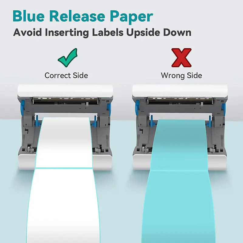 Custom 4″x6″ 100mmx150mm shipping stickers a6 thermal label
