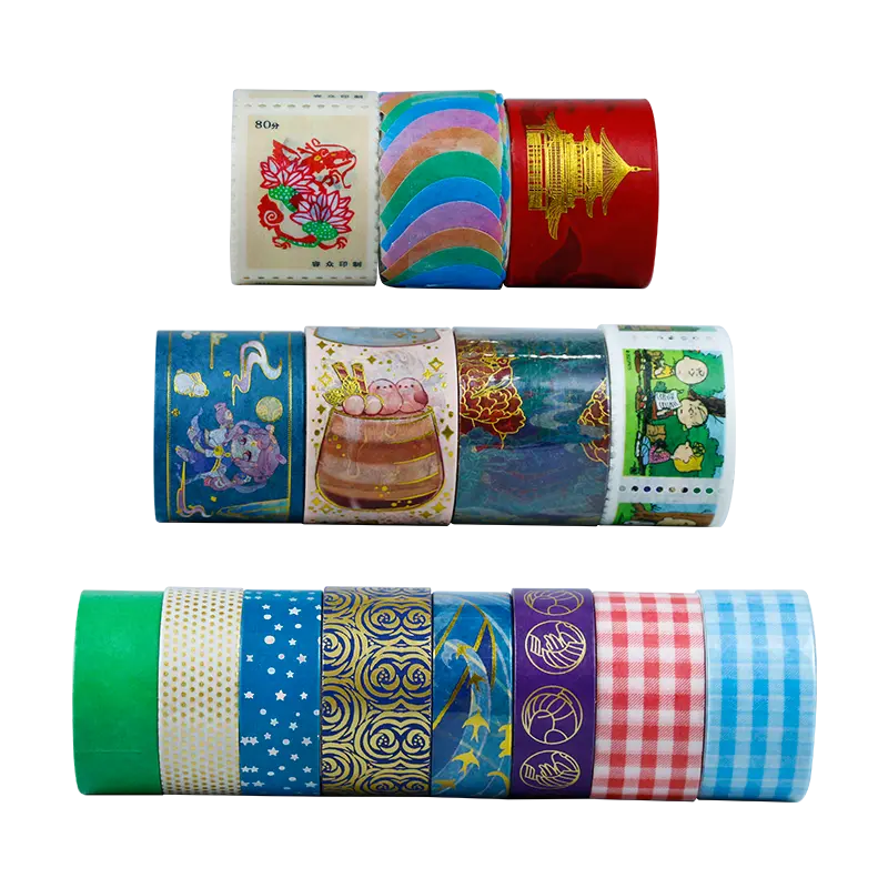 OEM personalized kawaii cute masking decoration Washi paper tape set